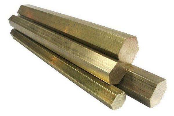 Латунный шестигранник 8x200мм ЛС59-1